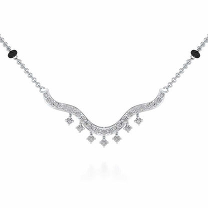 Reprise Silver Mangalsutra - White Gold - Image 1