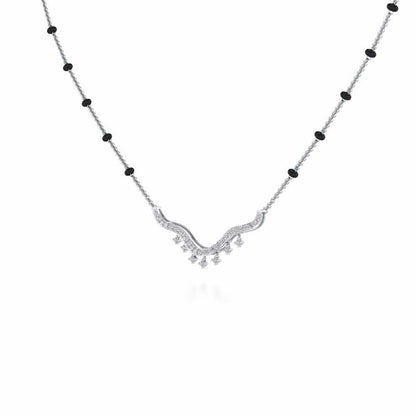 Reprise Silver Mangalsutra - White Gold - Image 2