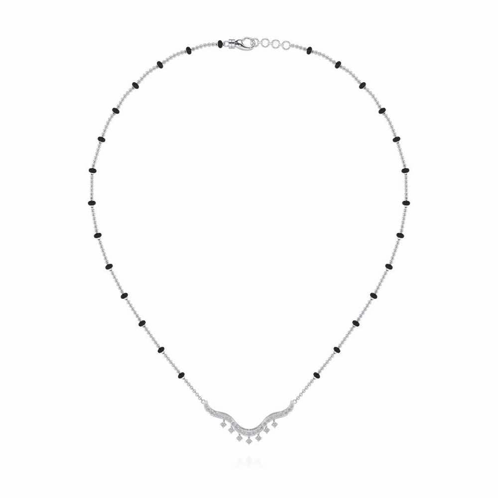 Reprise Silver Mangalsutra - White Gold - Image 3
