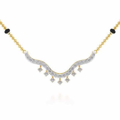 Reprise Silver Mangalsutra - Yellow Gold - Image 1