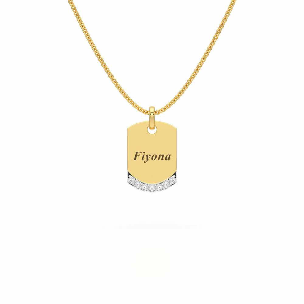 Reside Here Silver Pendant
