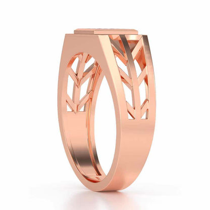 Resplendence Ring For Men - Rose Gold - Image 3