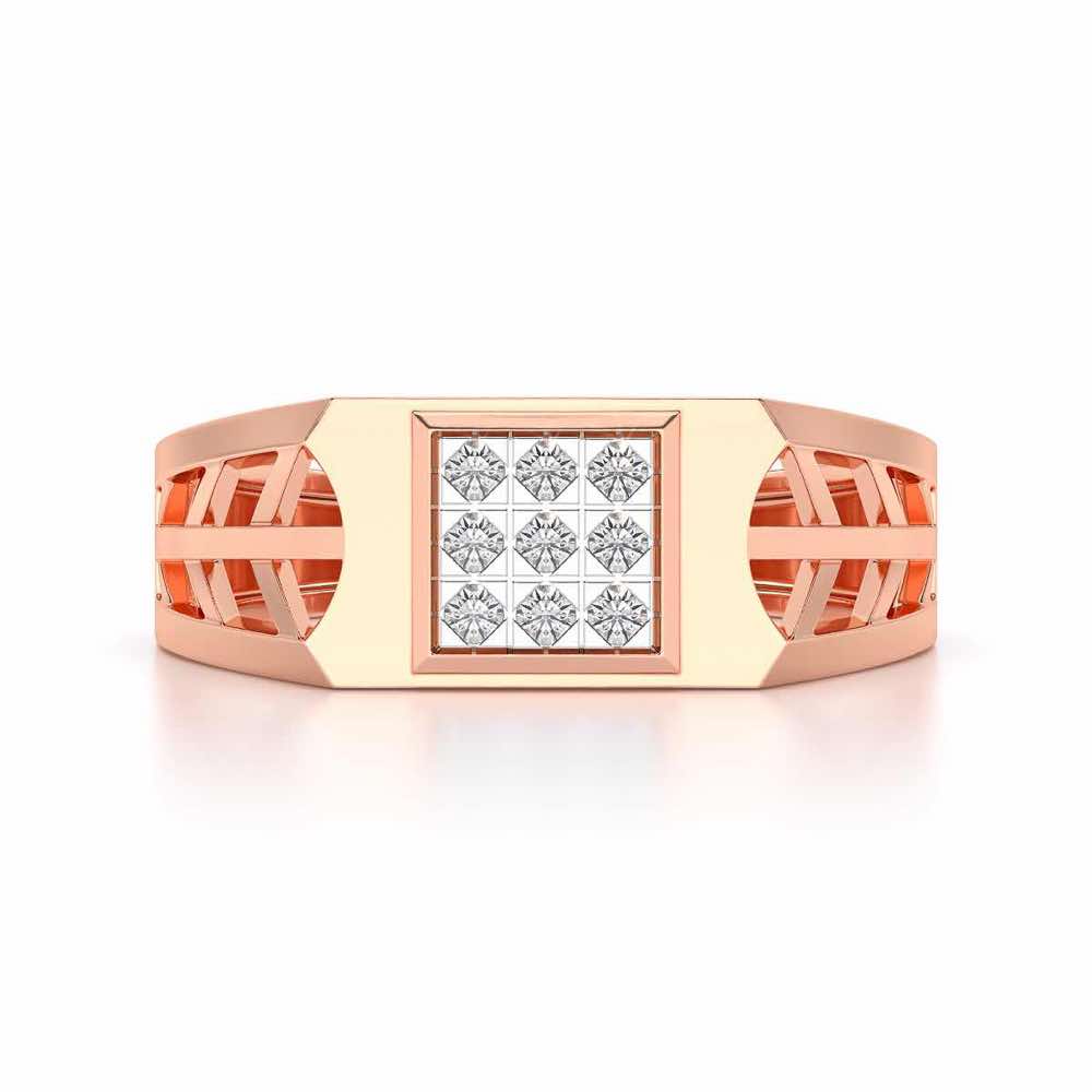 Resplendence Ring For Men - Rose Gold - Image 4