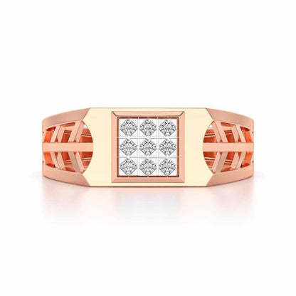 Resplendence Ring For Men - Rose Gold - Image 4
