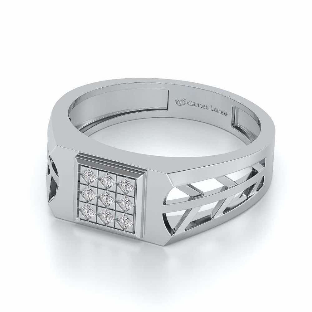 Resplendence Ring For Men - White Gold - Image 2