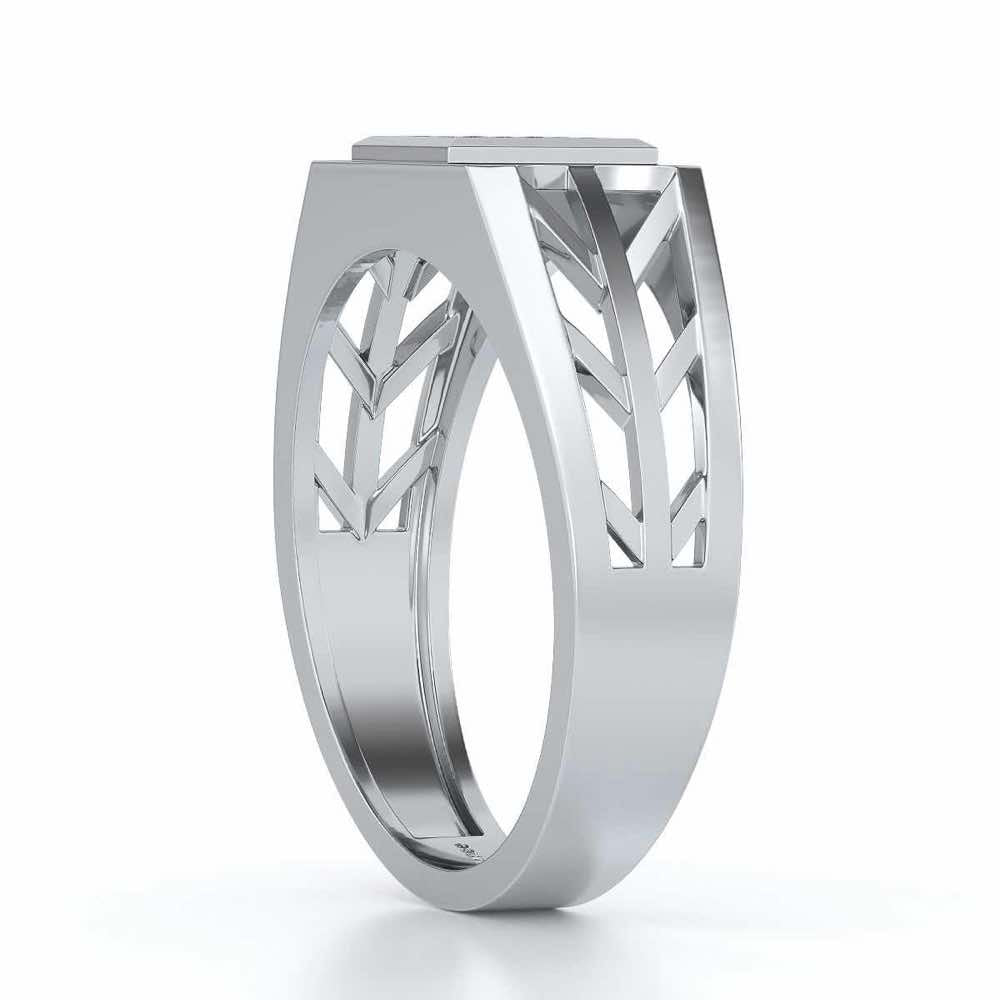 Resplendence Ring For Men - White Gold - Image 3