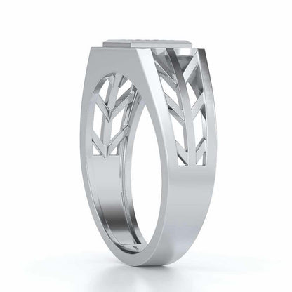 Resplendence Ring For Men - White Gold - Image 3
