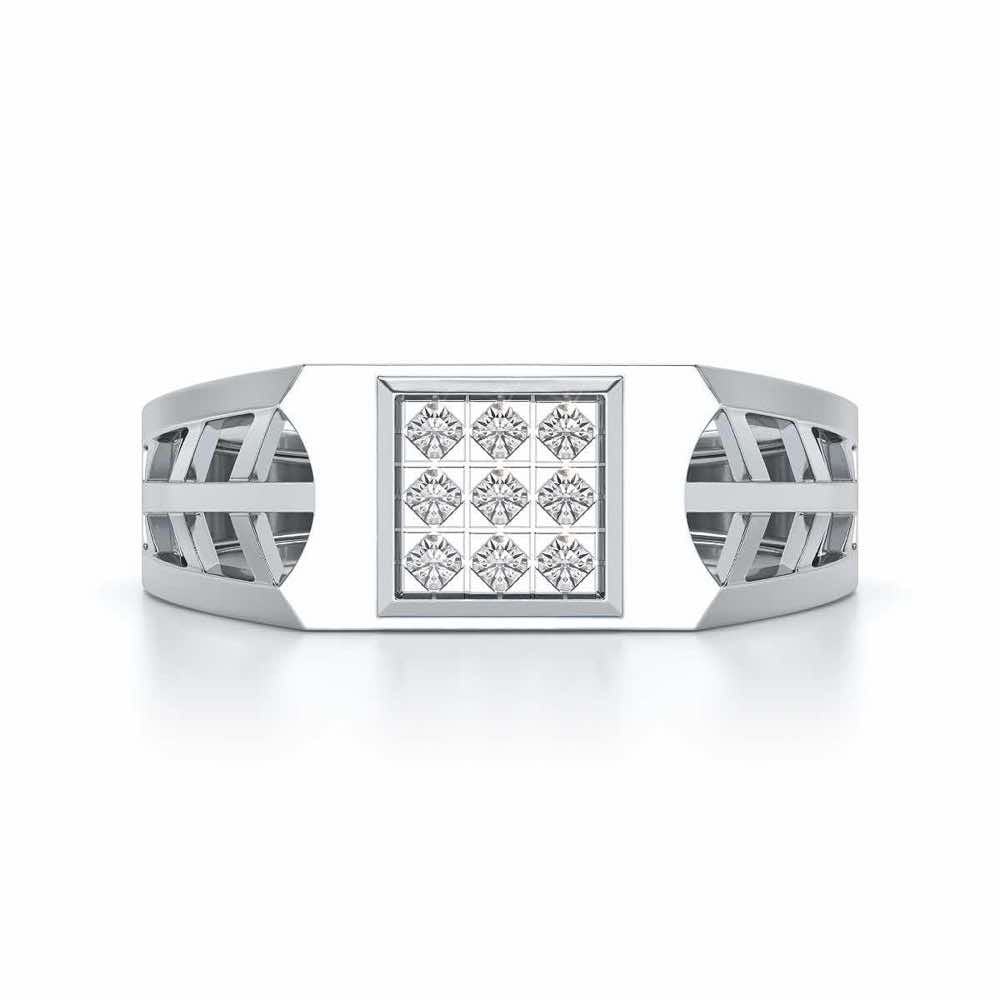 Resplendence Ring For Men - White Gold - Image 4