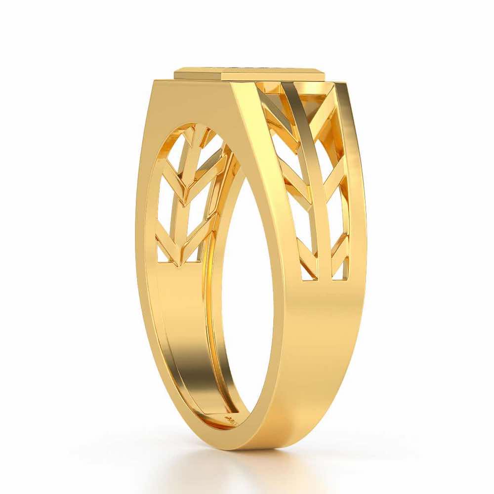 Resplendence Ring For Men - Yellow Gold - Image 3