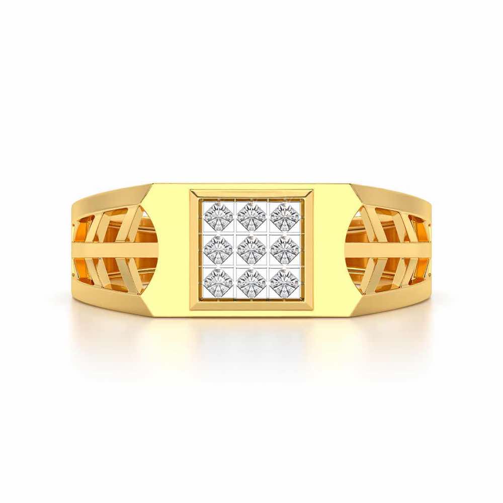 Resplendence Ring For Men - Yellow Gold - Image 4