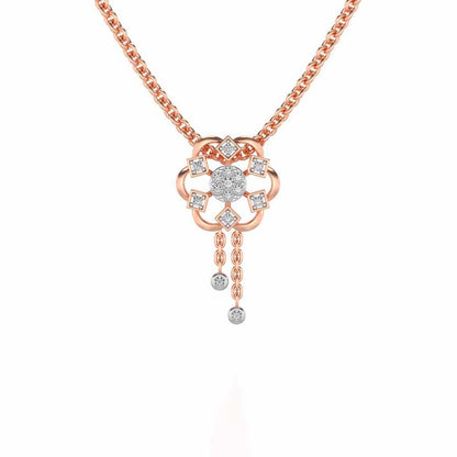 Rife in Shine Silver Pendant - Rose Gold - Image 1