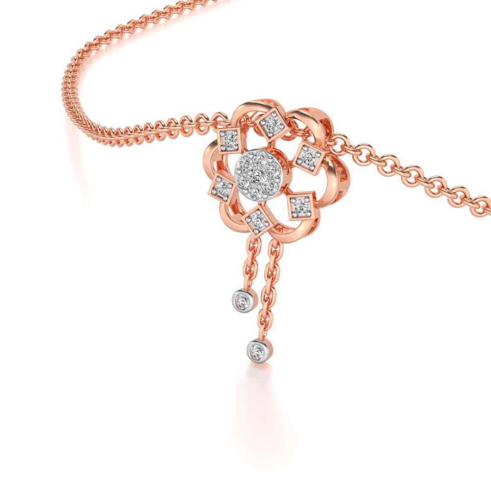 Rife in Shine Silver Pendant - Rose Gold - Image 2