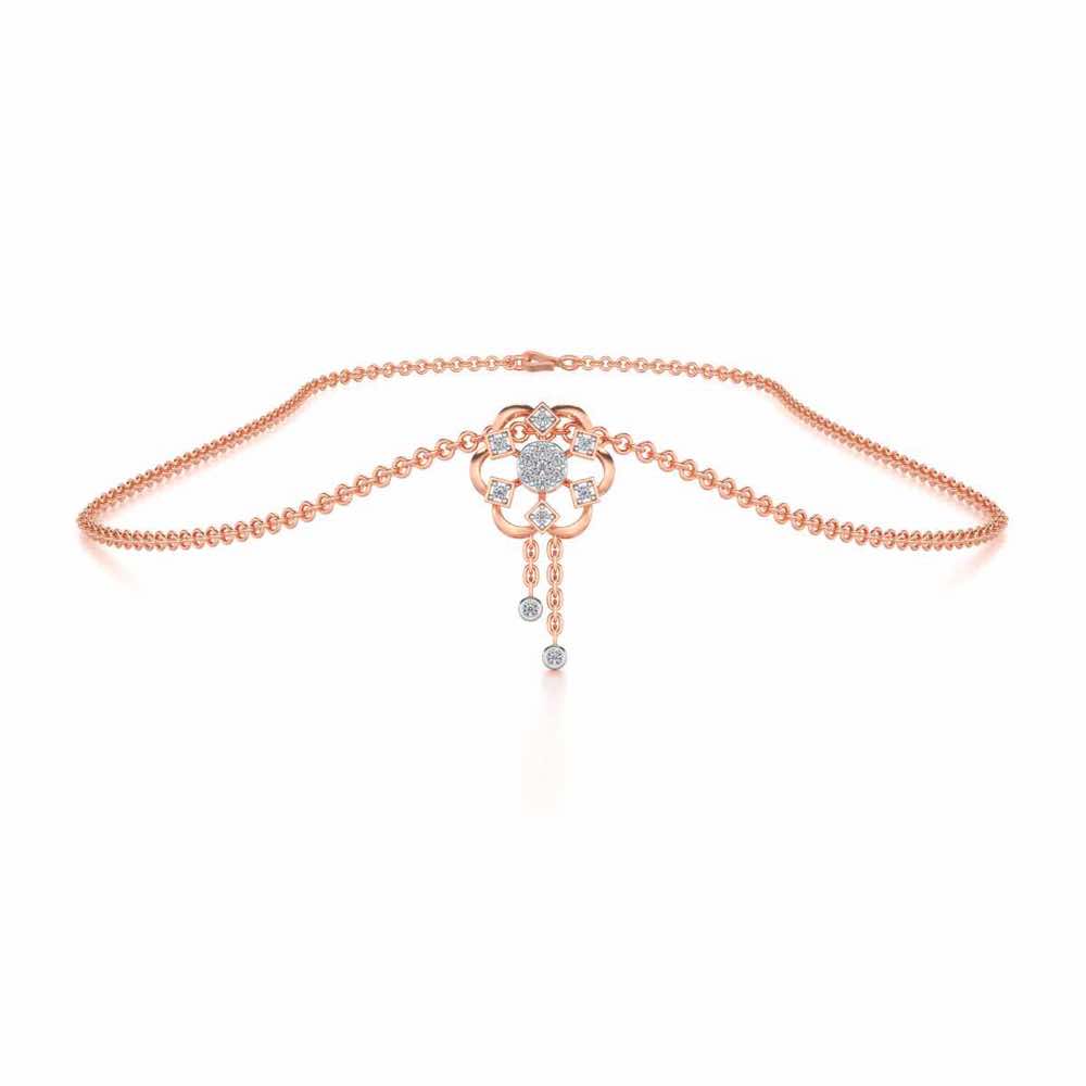 Rife in Shine Silver Pendant - Rose Gold - Image 3