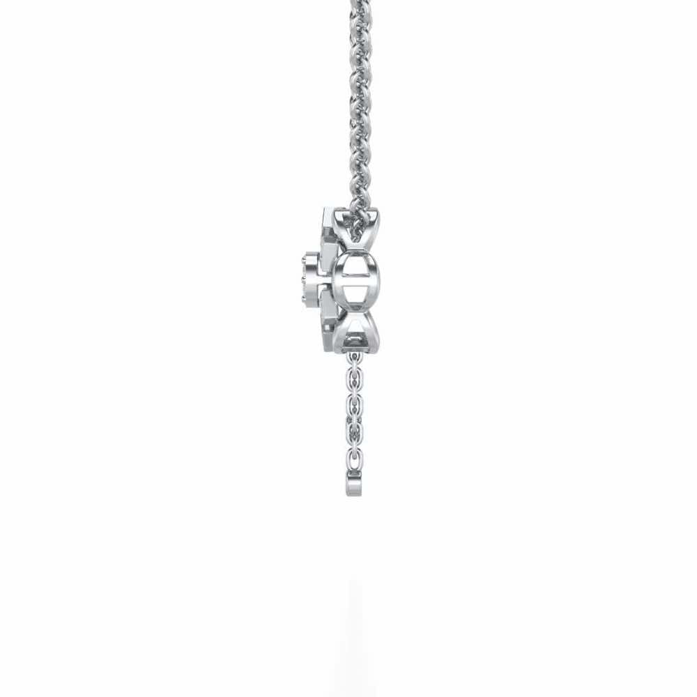 Rife in Shine Silver Pendant - White Gold - Image 4
