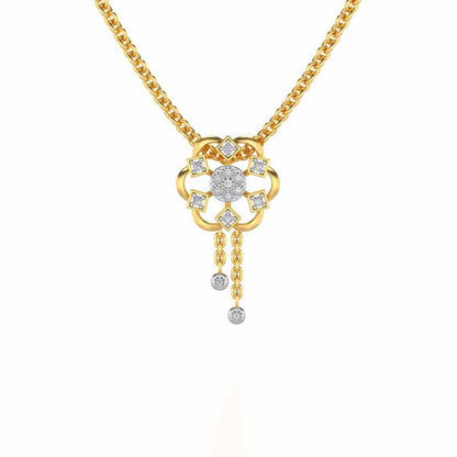 Rife in Shine Silver Pendant - Yellow Gold - Image 1