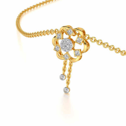 Rife in Shine Silver Pendant - Yellow Gold - Image 2
