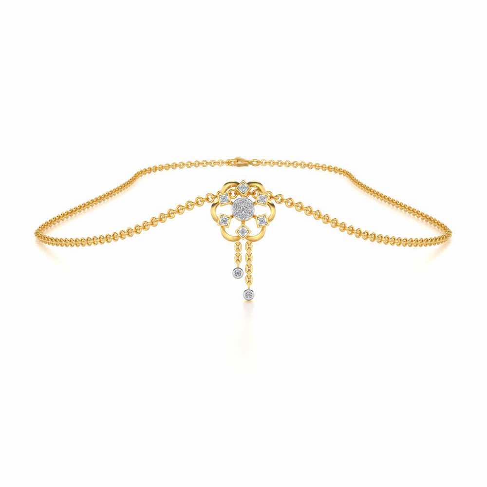 Rife in Shine Silver Pendant - Yellow Gold - Image 3