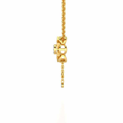 Rife in Shine Silver Pendant - Yellow Gold - Image 4