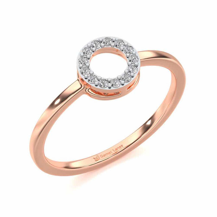 Ringlet Silver Ring - Rose Gold - Image 1