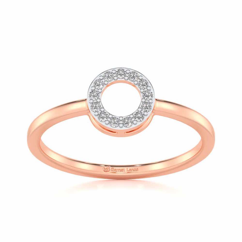 Ringlet Silver Ring - Rose Gold - Image 2
