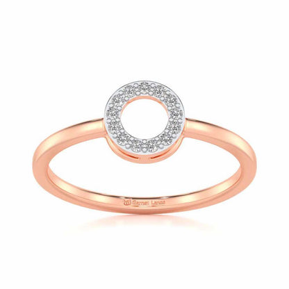 Ringlet Silver Ring - Rose Gold - Image 2
