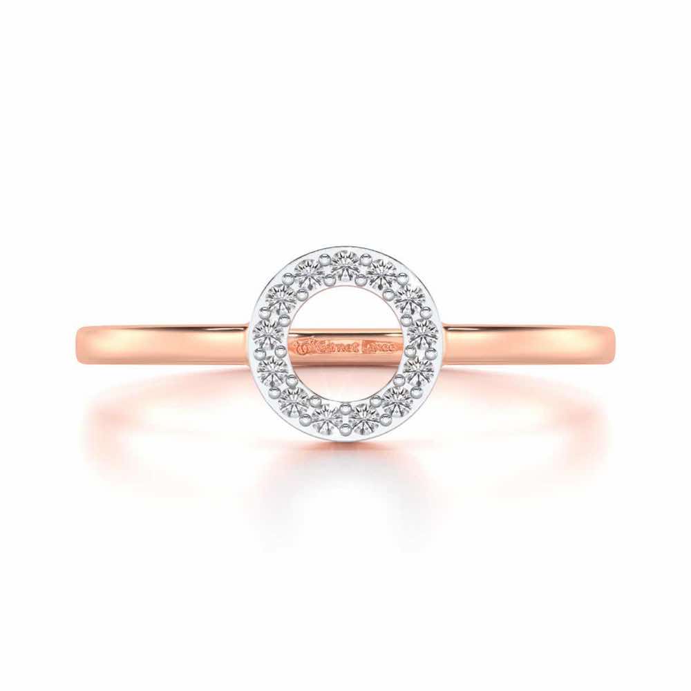 Ringlet Silver Ring - Rose Gold - Image 5