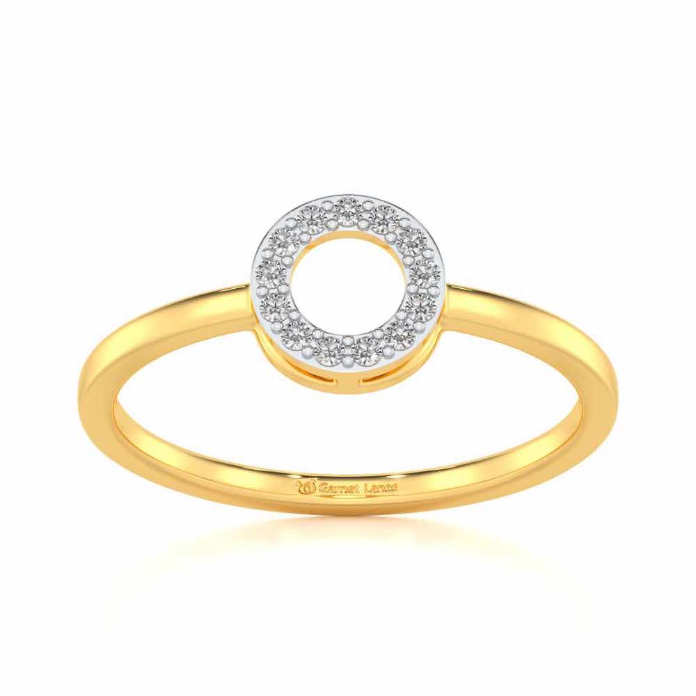 Ringlet Silver Ring - Yellow Gold - Image 2