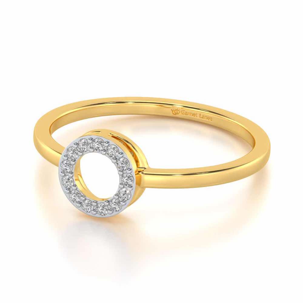 Ringlet Silver Ring - Yellow Gold - Image 3