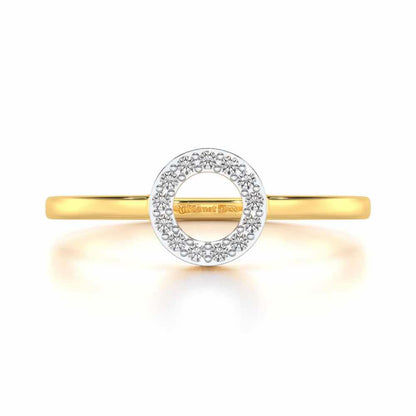 Ringlet Silver Ring - Yellow Gold - Image 5