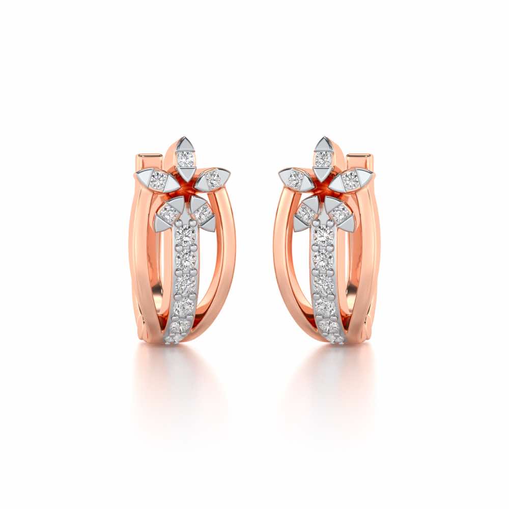 Rise Bloom Silver Bali - Rose Gold - Image 1