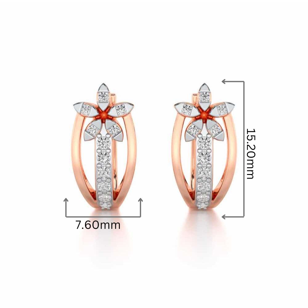 Rise Bloom Silver Bali - Rose Gold - Image 2