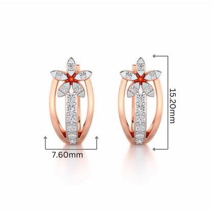 Rise Bloom Silver Bali - Rose Gold - Image 2