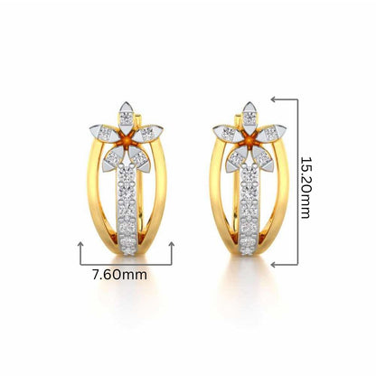 Rise Bloom Silver Bali - Yellow Gold - Image 2
