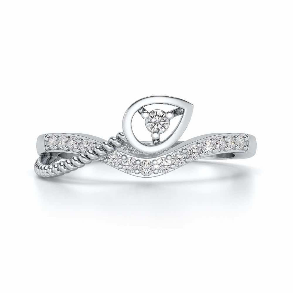 Rohi Silver Ring - White Gold - Image 4