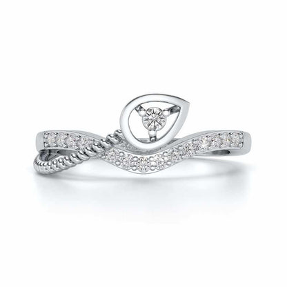 Rohi Silver Ring - White Gold - Image 4