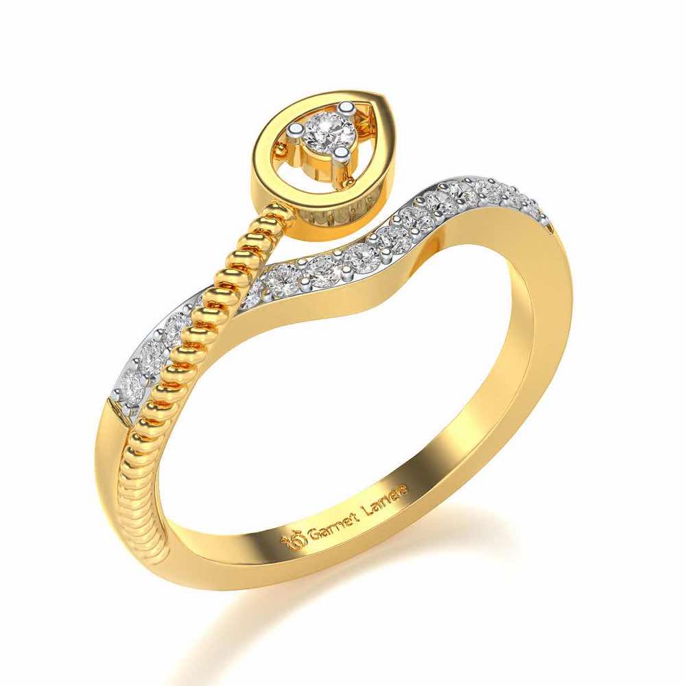 Rohi Silver Ring - Yellow Gold - Image 1