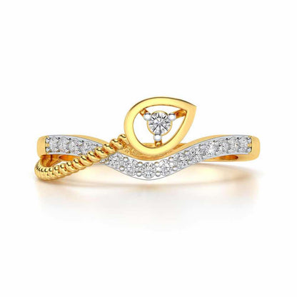 Rohi Silver Ring - Yellow Gold - Image 4