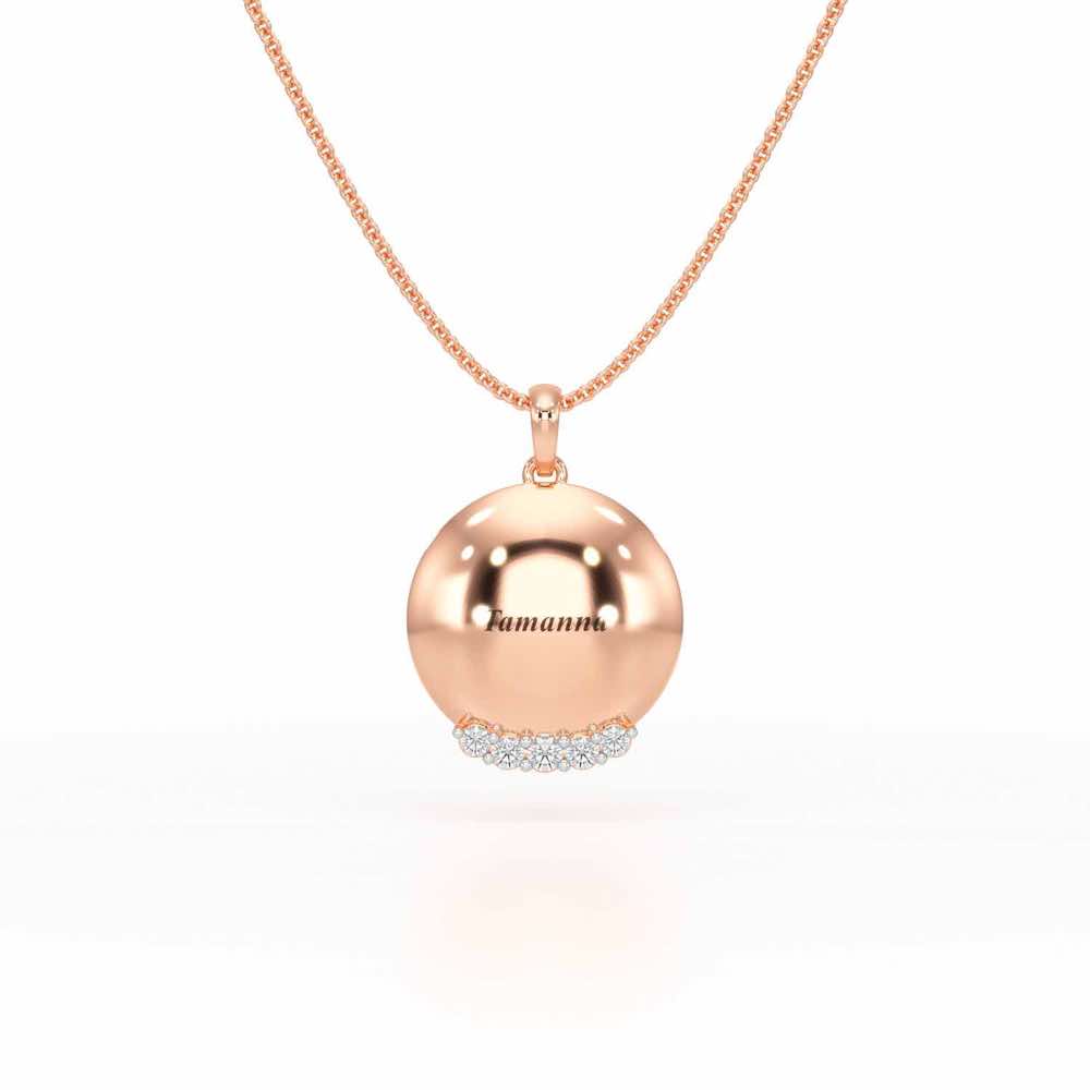 Roll Glow Silver Pendant
