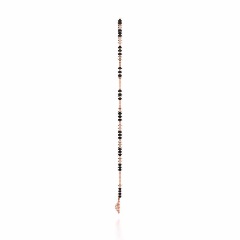 Roshini Silver Mangalsutra - Rose Gold - Image 4