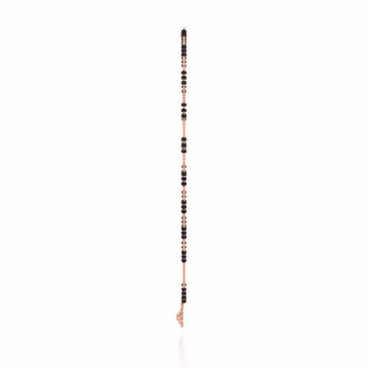 Roshini Silver Mangalsutra - Rose Gold - Image 4