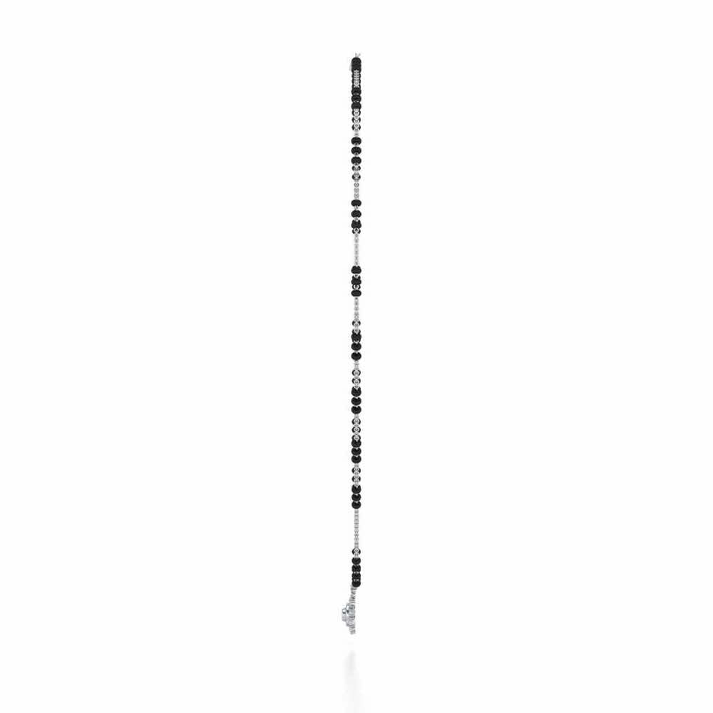 Roshini Silver Mangalsutra - White Gold - Image 4