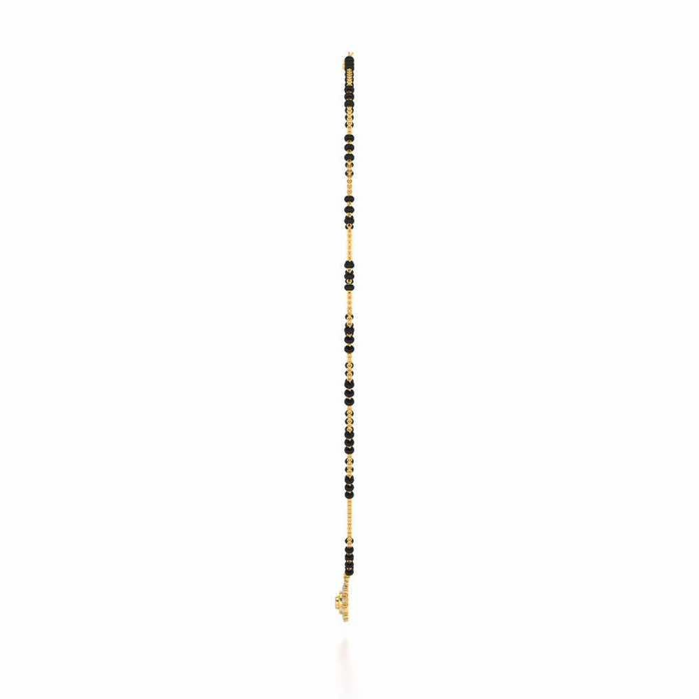 Roshini Silver Mangalsutra - Yellow Gold - Image 4