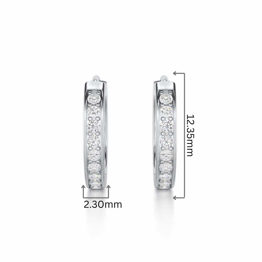 Round Rthymm Silver Bali - White Gold - Image 2