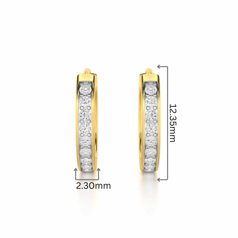 Round Rthymm Silver Bali - Yellow Gold - Image 2