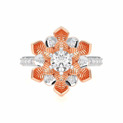Royal Bloom Solitaire Ring - Rose Gold - Image 4