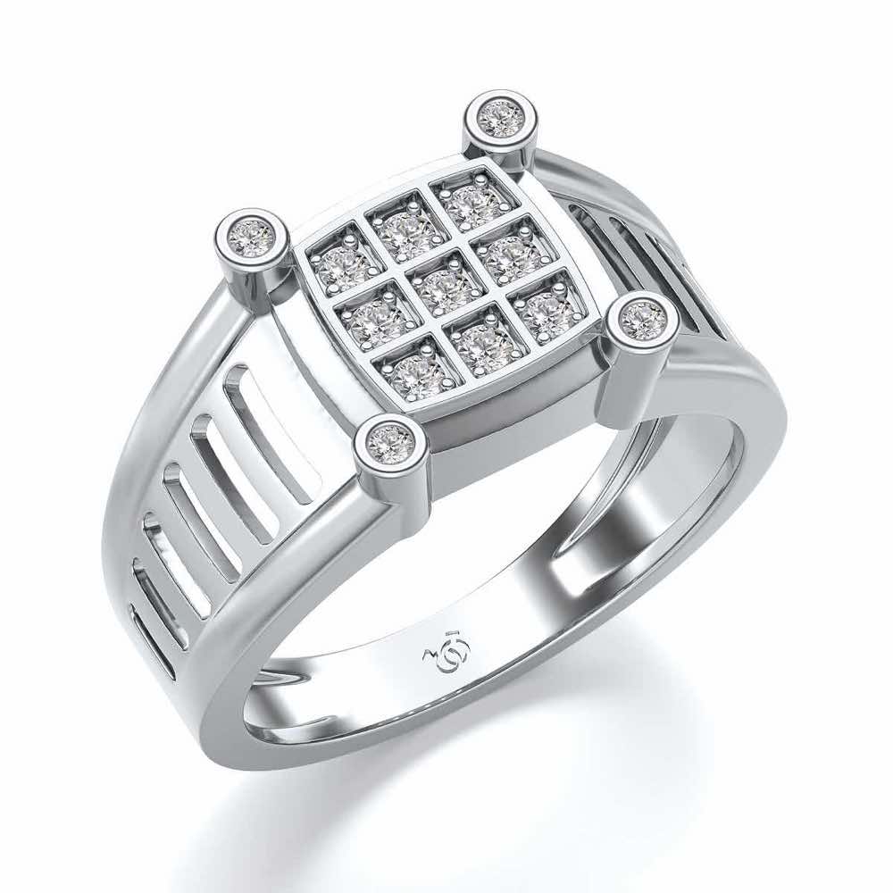 Royal Ring For Men - White Gold - Image 1