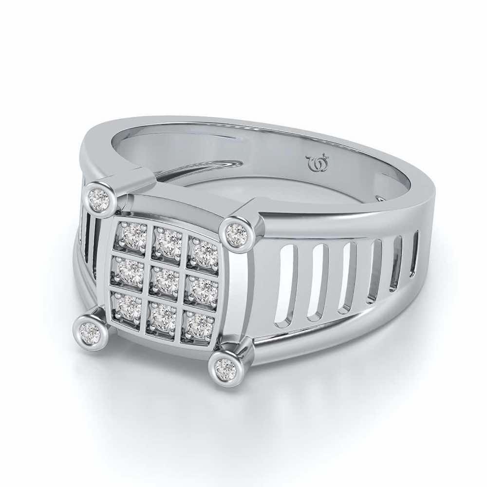 Royal Ring For Men - White Gold - Image 2