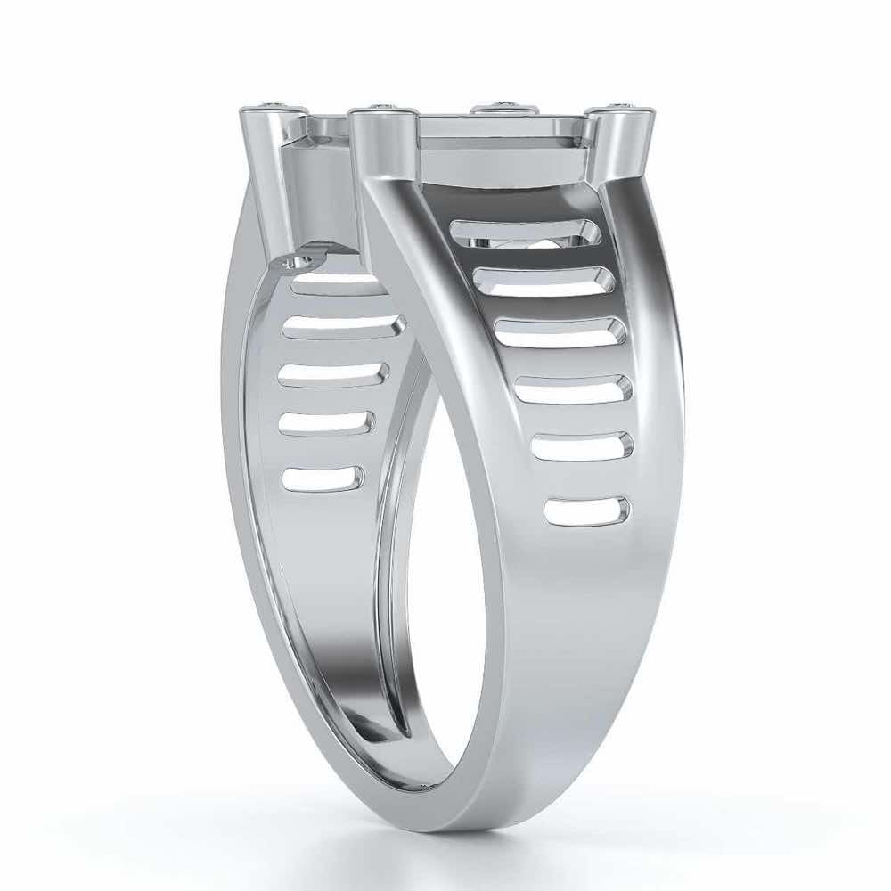 Royal Ring For Men - White Gold - Image 3