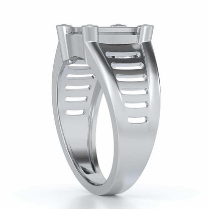 Royal Ring For Men - White Gold - Image 3
