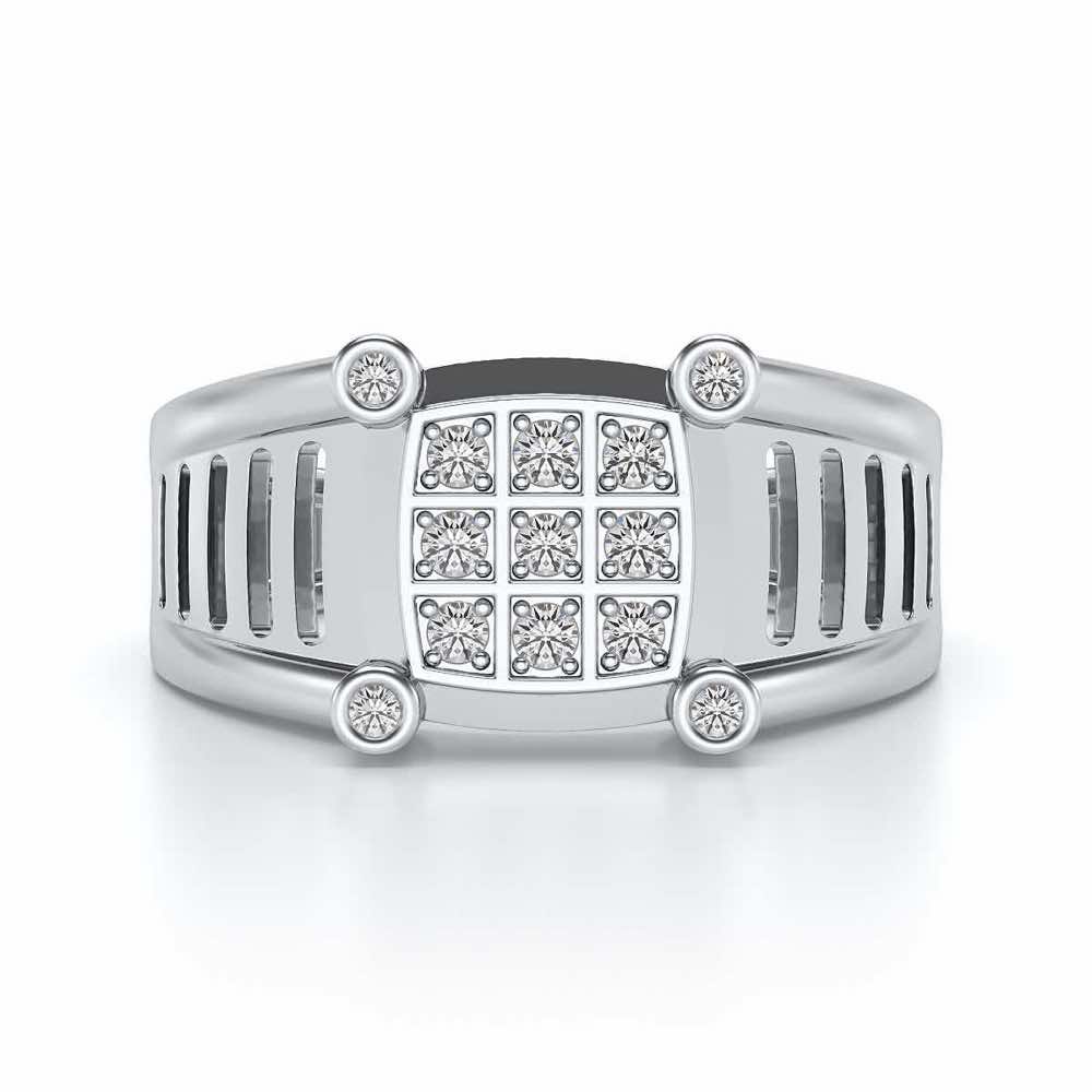 Royal Ring For Men - White Gold - Image 4